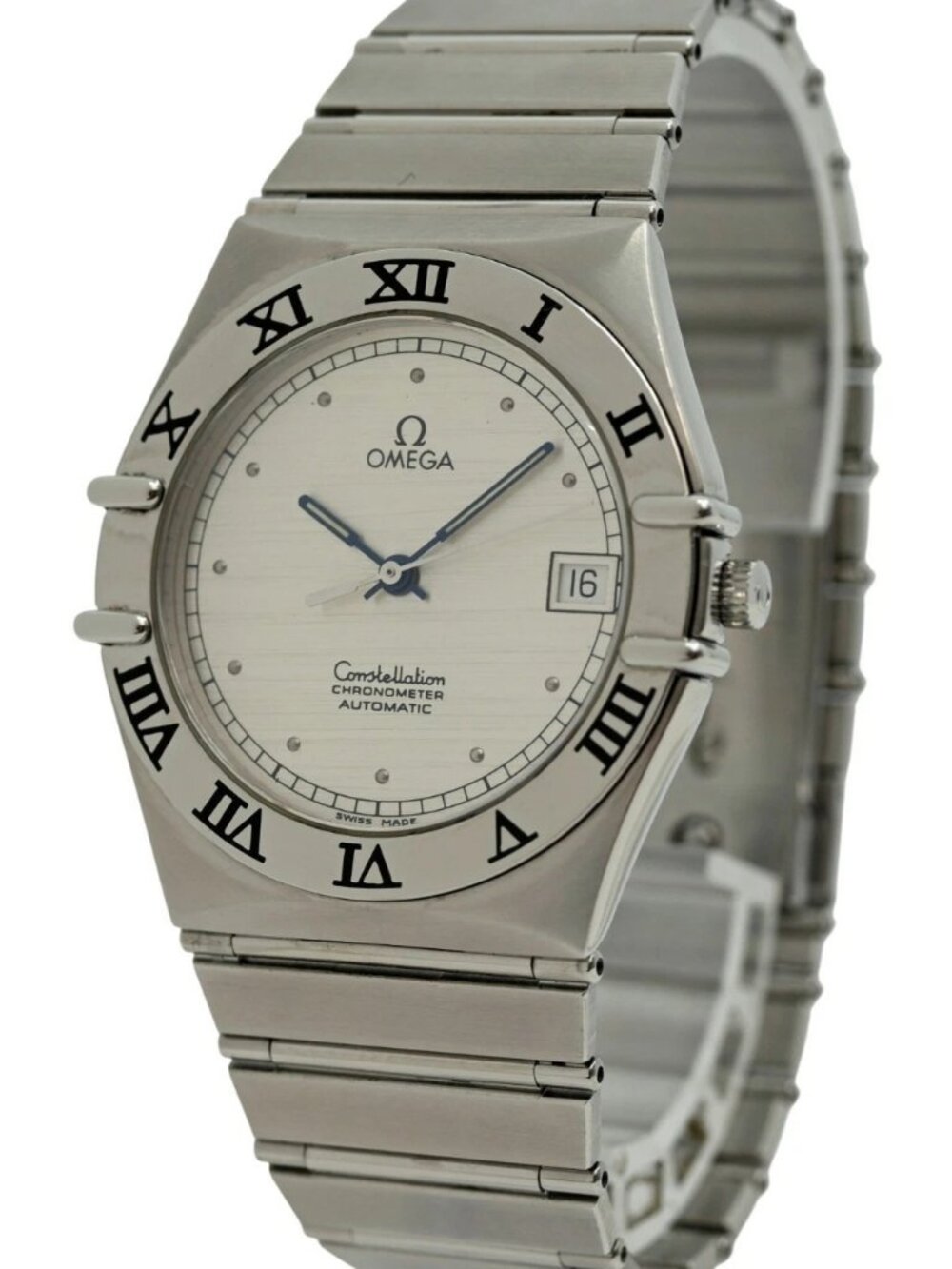 Omega 35mm Men's Constellation Automatic Exhibition Case Back SS Watch- 1500.30!